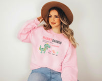 Load image into Gallery viewer, Personalized Nanny Sweatshirt With Grandkids Names, Nanny Sweater, Nannysaurus Dinosaur Shirt, Mother&#39;s Day Gift
