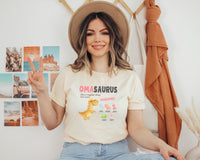 Load image into Gallery viewer, Personalized Oma Shirt, Gift For German Grandma, Custom Grandkids Name Tshirt, Omasaurus Dinosaur Tee, Grandmom Mother&#39;s Day Gift
